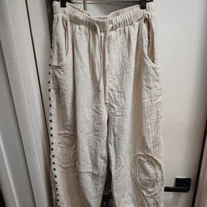 POL Off-White Track Pants Size Large